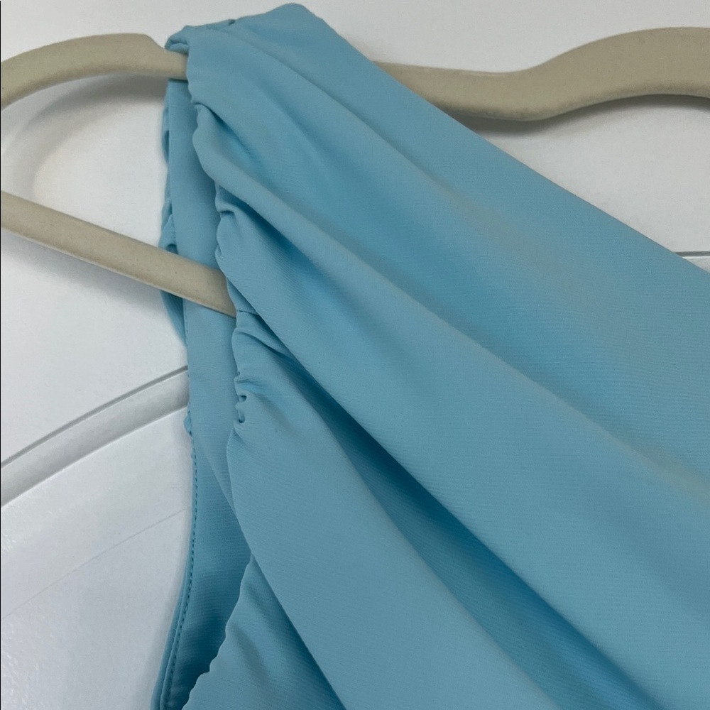 NWOT Amanda Uprichard Sky Blue One-Shoulder Top Size XS - Picture 4 of 10